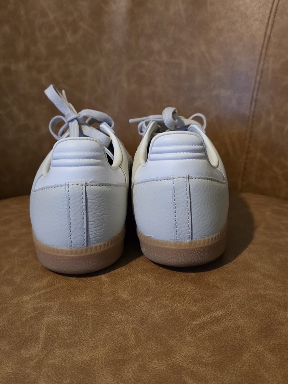 adidas women Light Gray Sneakers with Gum Sole - Picture 2 of 14